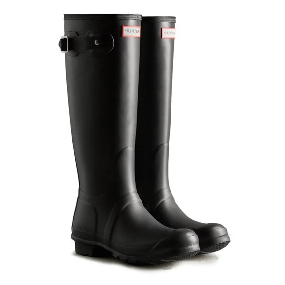 Hunter Women's Original Tall Rain Boots in Black - Picture 2 of 5